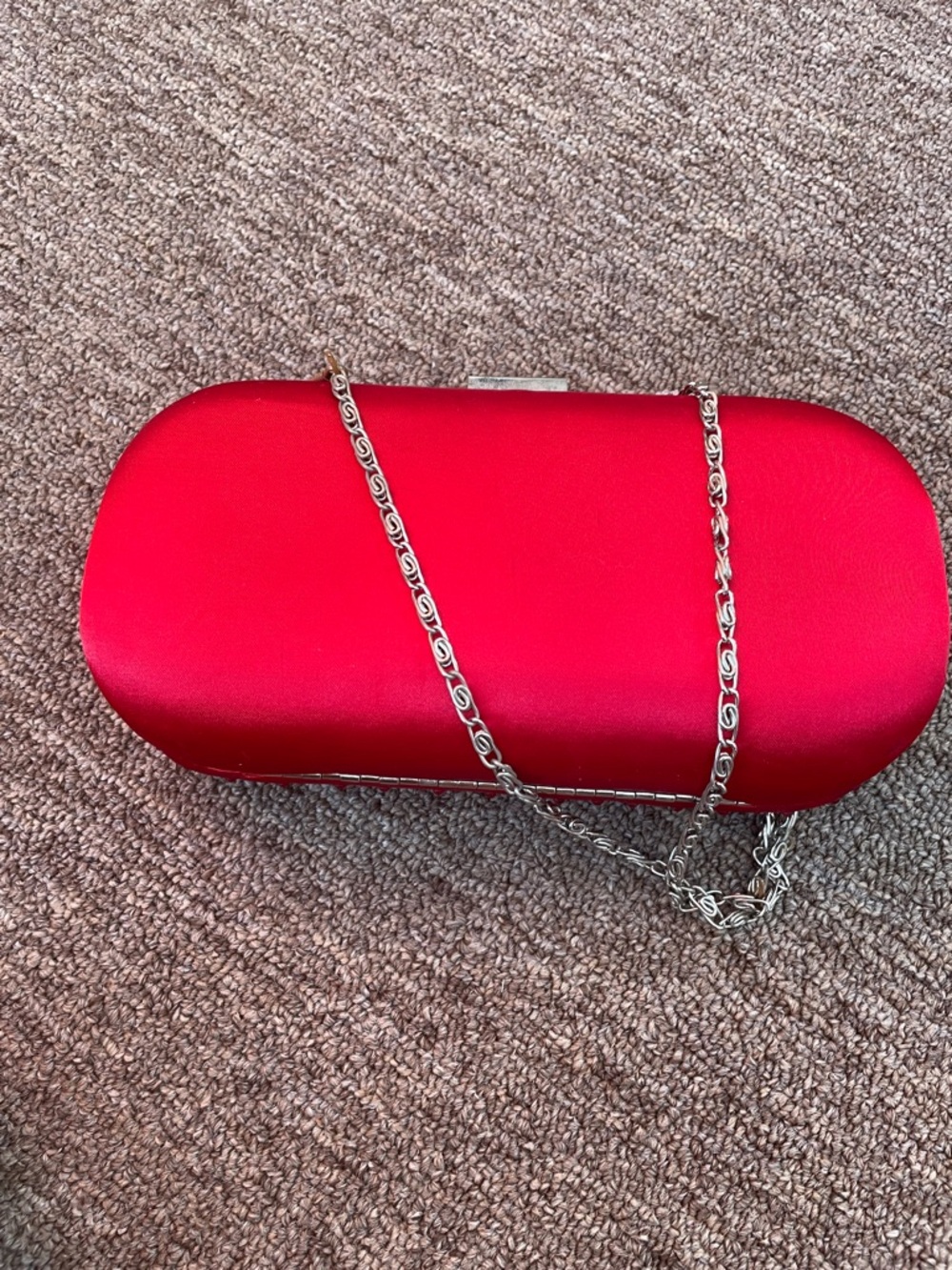 Trumps, Crystal Embellished Evening Clutch, Red, one size - Picture 8 of 10